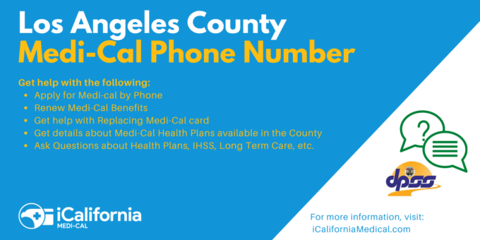 "Los Angeles County Medi-Cal Phone Number"