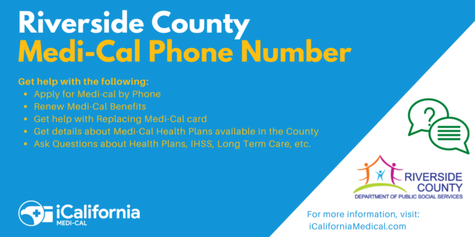 "Riverside County Medi-Cal Phone Number"