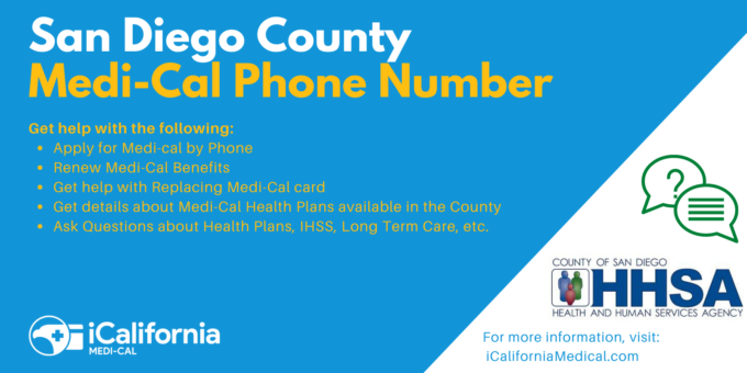 "San Diego County Medi-Cal Phone Number"